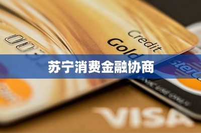 苏宁消费金融协商